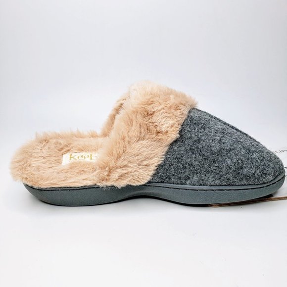 NWT Kooba Women’s Soft and Furry House Slippers M - Picture 3 of 7